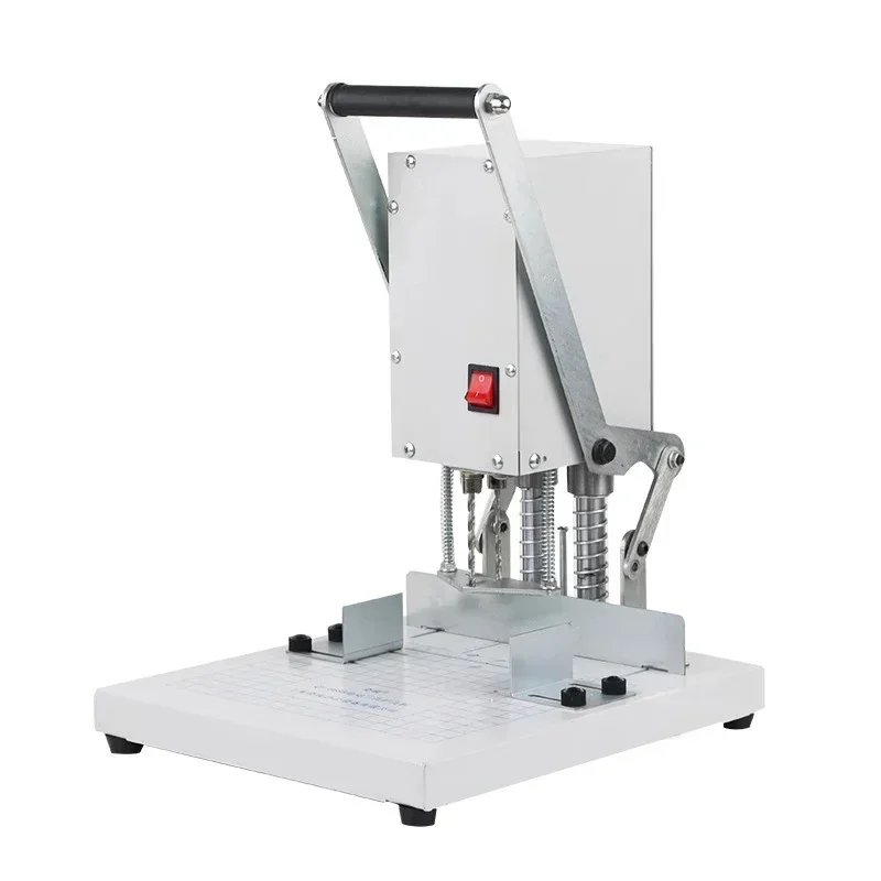 ماكينة ثقب كهربائية 668B قسيمة المحاسبة المالية ماكينة تجليد الزاوية بفتحة مثلثة #4