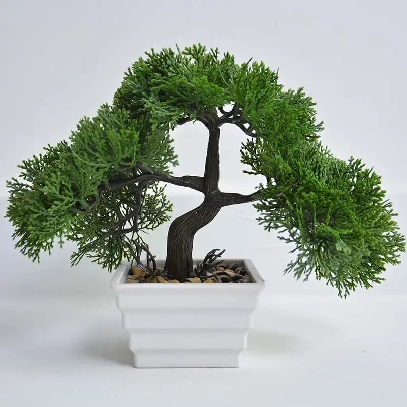 Artificial Plant Mini Pot Bonsai Small Tree Plant Garden Layout Living Room Dining Table Decoration