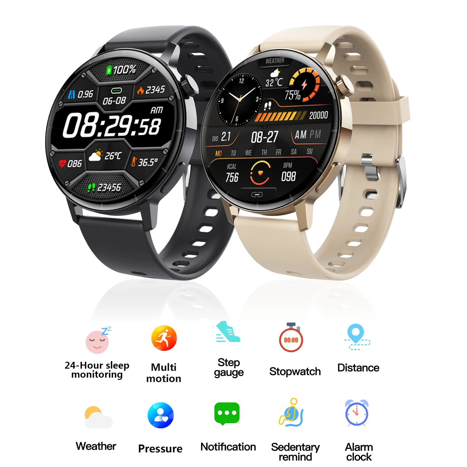 

JOEME F67s Smart Watch 1.43 inch Bluetooth 5.3 150+ Sport Waterproof IP67 Suitable for Apple Android Xiaomi Smartwatch