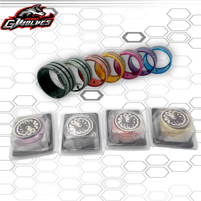 RC Radio Transmitter Steering Wheel Lightweight aluminum non-slip For FUTABA 4PM 4/7/10PX FS GT3 Noble NB4 SANWA MT4 M12 KO EX