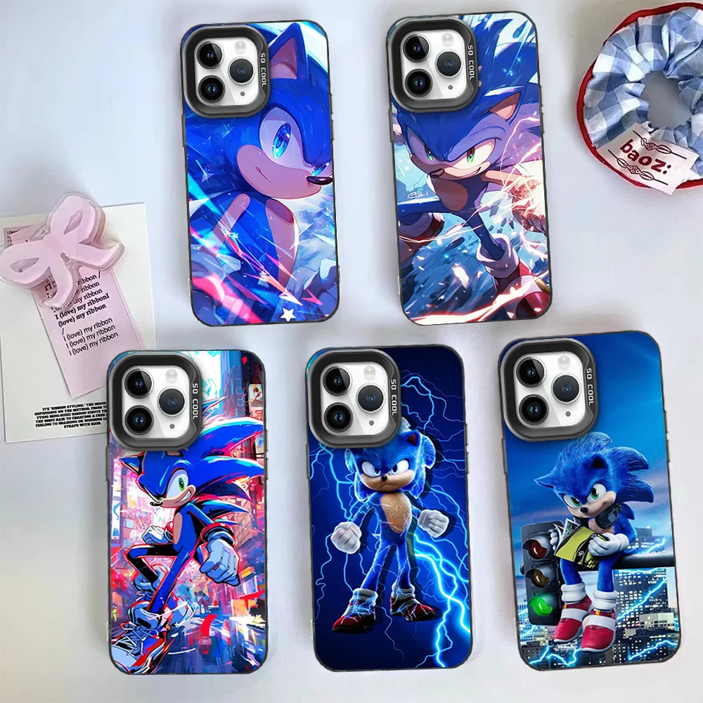 Phone Case For Samsung A25 32 33 34 50 51 52 53 54 71 24 35 23  4G 5G ULTRA PLUS Laser Cover Cartoon S-Sonic Cool