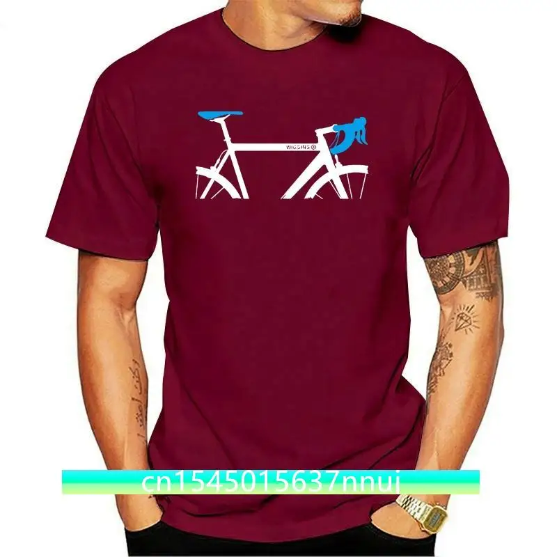 New Bradley Wiggins Pro Cycling Bike Mens Printed T-Shirt  2021 fashion 100% Cotton For Man Tee cheap wholesale