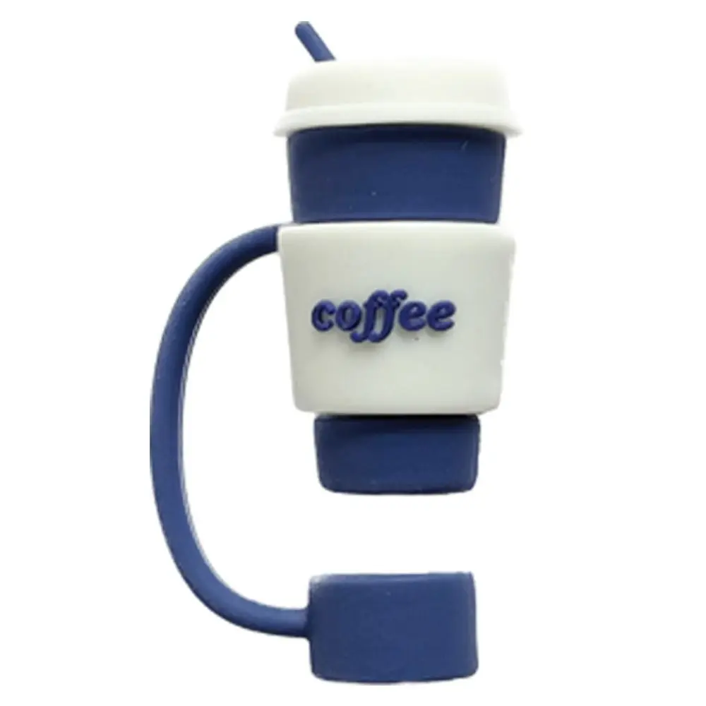 

Cup Accessories Silicone Straw Topper Cartoon Dustproof Straw Cover Cute Creative Straw Dust Cap Straw Decoration