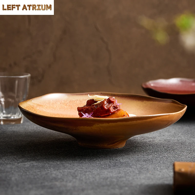 piatto-da-pranzo-in-ceramica-irregolare-piatto-per-frutta-ciotola-per-insalata-piatti-per-sushi-piatti-per-bistecche-piatto-per-antipasti-piatto-per-dim-sum-ciotola-per-dessert