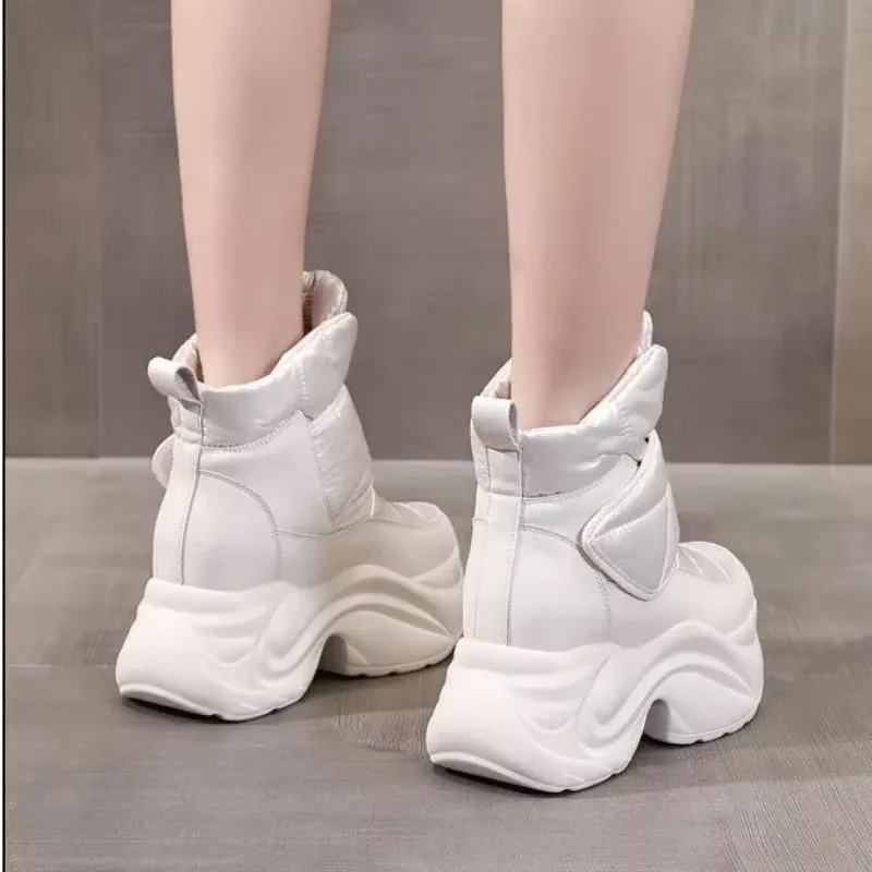 2022 Luxury Brand Women Block High Heels white Ankle Boots Female Square Toe Chelsea Boots High Quality Short Boots Zipper