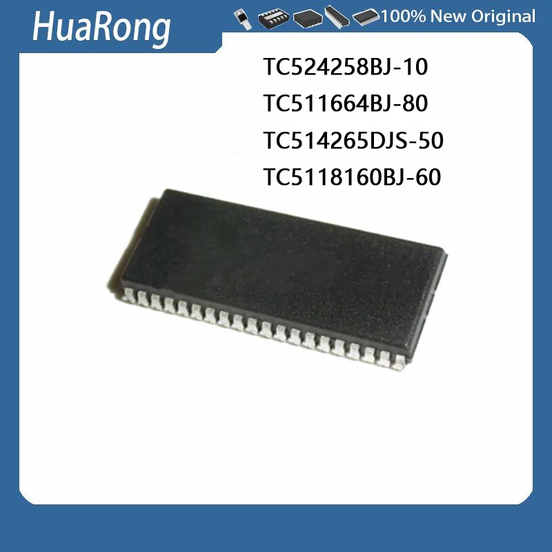 5Pcs/Lot TC524258BJ-10 TC511664BJ-80  TC514265DJS-50 TC5118160BJ-60 SOJ40