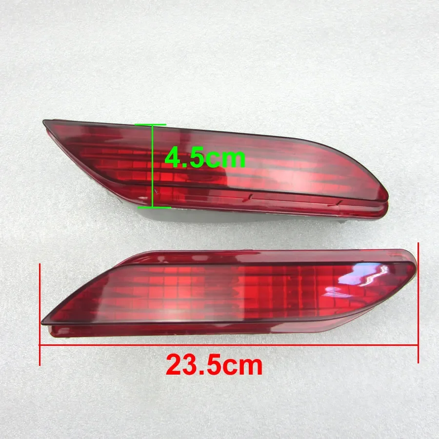 2pcs for BYD F3 Before 2014  Replacement Rear Bumper Lamp Fog Light Stop Warning Lights with bulbs