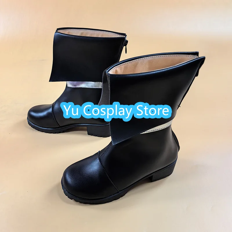 ゆうコスプレストア ホロライブV 白神ふぶき コスプレ靴 アニメコスプレ靴 ブーツ ハロウィンコスチューム小道具