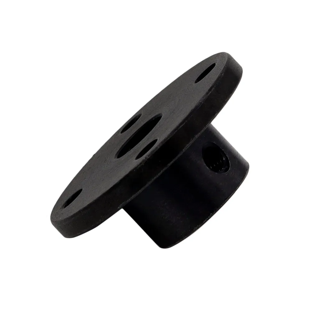 6mm 8mm 10mm 12mm Black Rigid Flange Coupling Iron Motor Guide Shaft Coupler Motor Connector Accessories Parts