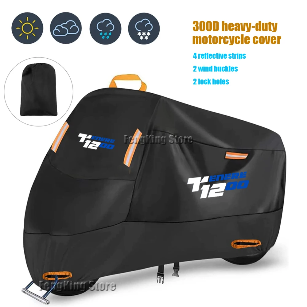 Cubierta impermeable para motocicleta yamaha Super Tenere 1200 XT1200Z, Protector UV para exteriores, protección contra la lluvia