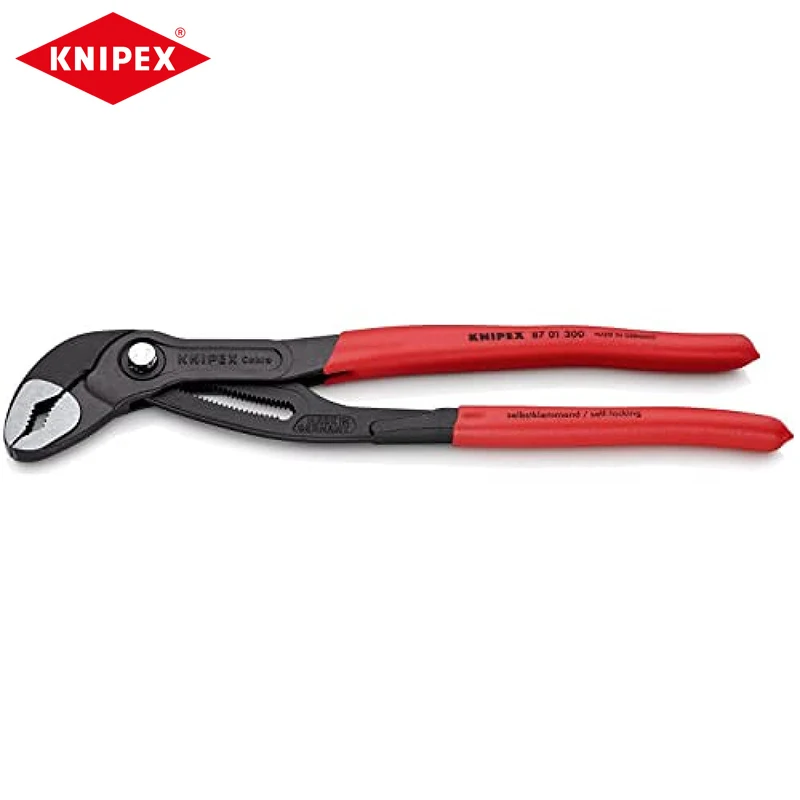 

KNIPEX 87 01 300 Cobra High-Tech Water Pump Pliers 300mm 8701300 Self-locking