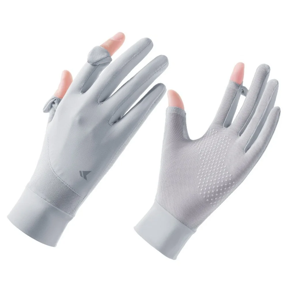 Neue Touchscreen Eis Seide Handschuhe Mesh Anti-UV Sonnenschutz Handschuhe Hochelastische Nicht-slip Fahren Fäustlinge Outdoor Sport