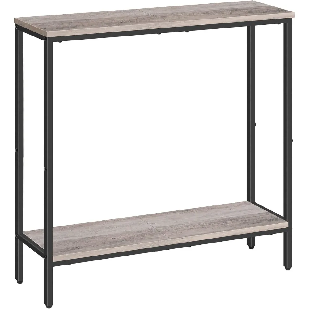 

Console Table, Narrow Entryway Table with Shelves, for Hallway, Living Room，Bedroom, Foyer