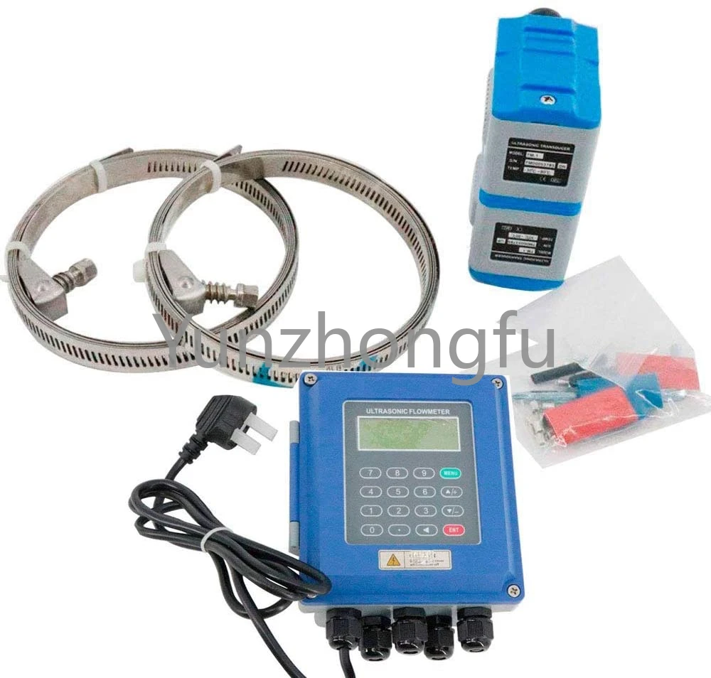 

Digital Portable Ultrasonic Flowmeters TUF-2000B-TM-1 Flow Meter DN50-700mm with TM-1 Medium Clamp-on Transducer