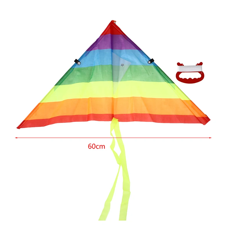 Rainbow Kite  With 50 Meter Kite Line Children Flying Bird Kites Windsock Outdoor Toys For Kids Gift Garden Cloth Toy