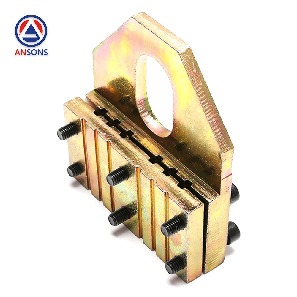 6 Slots 8 Slot KONE Elevator Rope Clamp For Steel Wire Rope Clamping Device Lifter Ansons Elevator Spare Parts