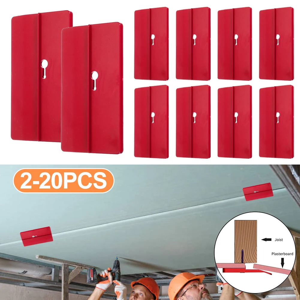 2-20PCS  Drywall Fitting Tool Plasterboard Fixing Tool Room Ceiling Sloped Wall Decoration Carpenter Tool Ceiling Positioning Pl