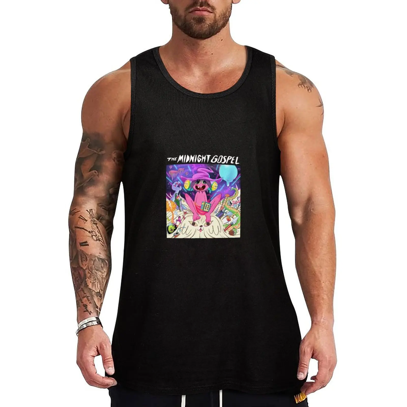 

MIDNIGHT GOSPEL Tank Top fashion 2025 man cute tops T-shirt men Sleeveless men