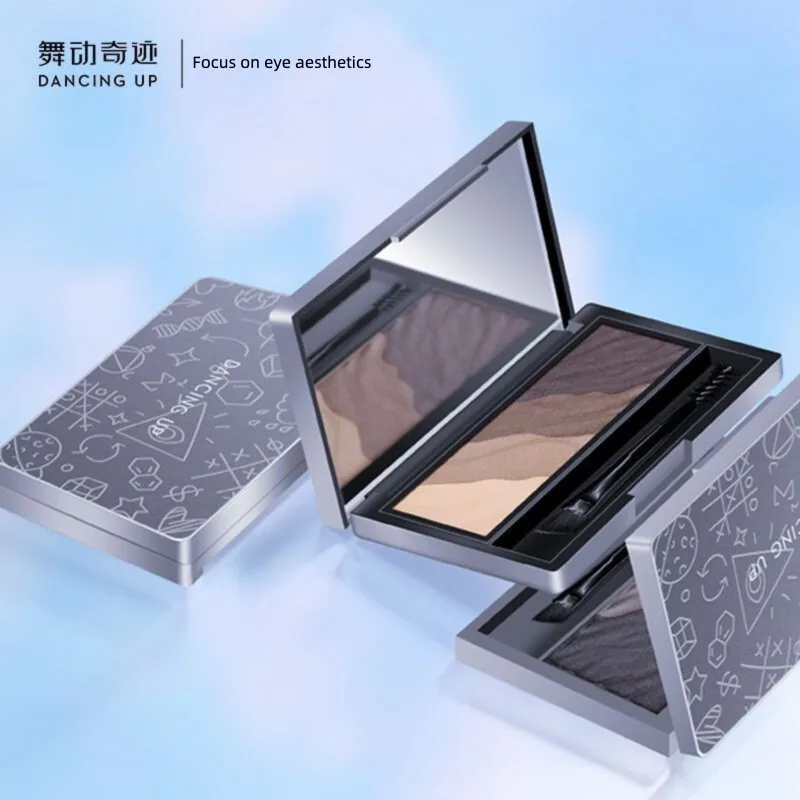 

Четырехцветная пудра для бровей, водостойкие, устойчивые к поту и невыцветающие контурные тени для век, универсальный набор, необходимые для начинающих