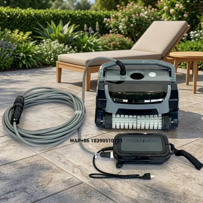 WC-2013 2026 New Arrival Wired Robotic Pool Cleaner with Self-Cleaning Filter for Outdoor &  Use