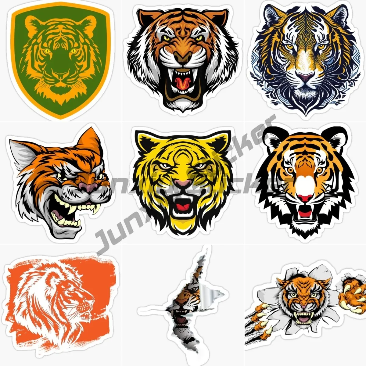 

Fierce Bengal Tiger High Quality Self Adhesive Vinyl Waterproof Sticker Suitable for Any Smooth Flat Decal