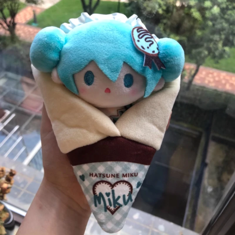 

Hatsune Miku Plush Keychain - Adorable Anime Charm Bag Pendant Daily Carry Kawaii Dessert-Themed Collectible for Bags & Gifts