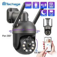 Techage Wifi IP Camera 3MP 2MP Two Way Video Wireless Security Camera HD 1080P Full Color P2P CCTV Outdoor Video Surveillance