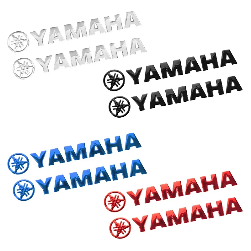 3D Yamaha Stickers Motorcycle Helmet Tail Box Modified Stickers Waterproof Decorative Decals