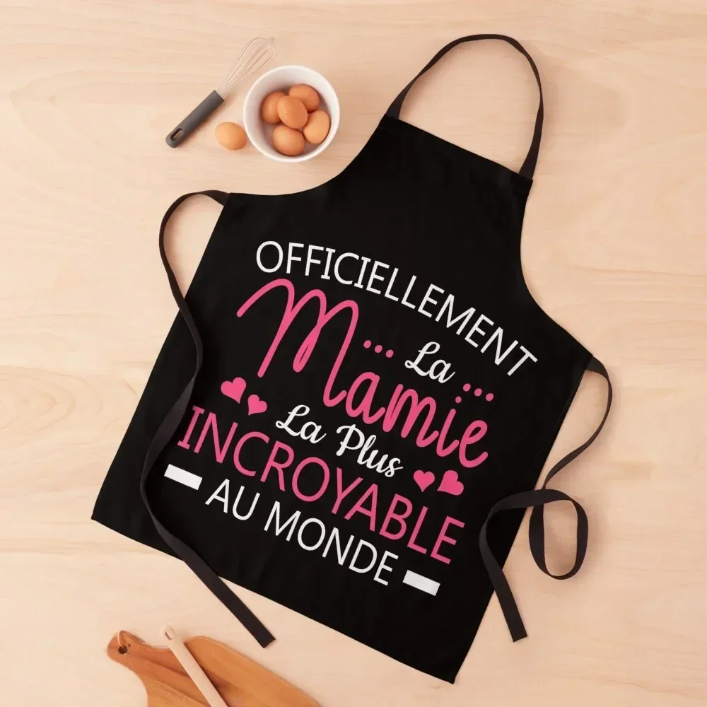 Officially The Incredible Granny Apron for home useful pieces Cute Kitchen Kitchen Chef Chef Uniform Woman Apron