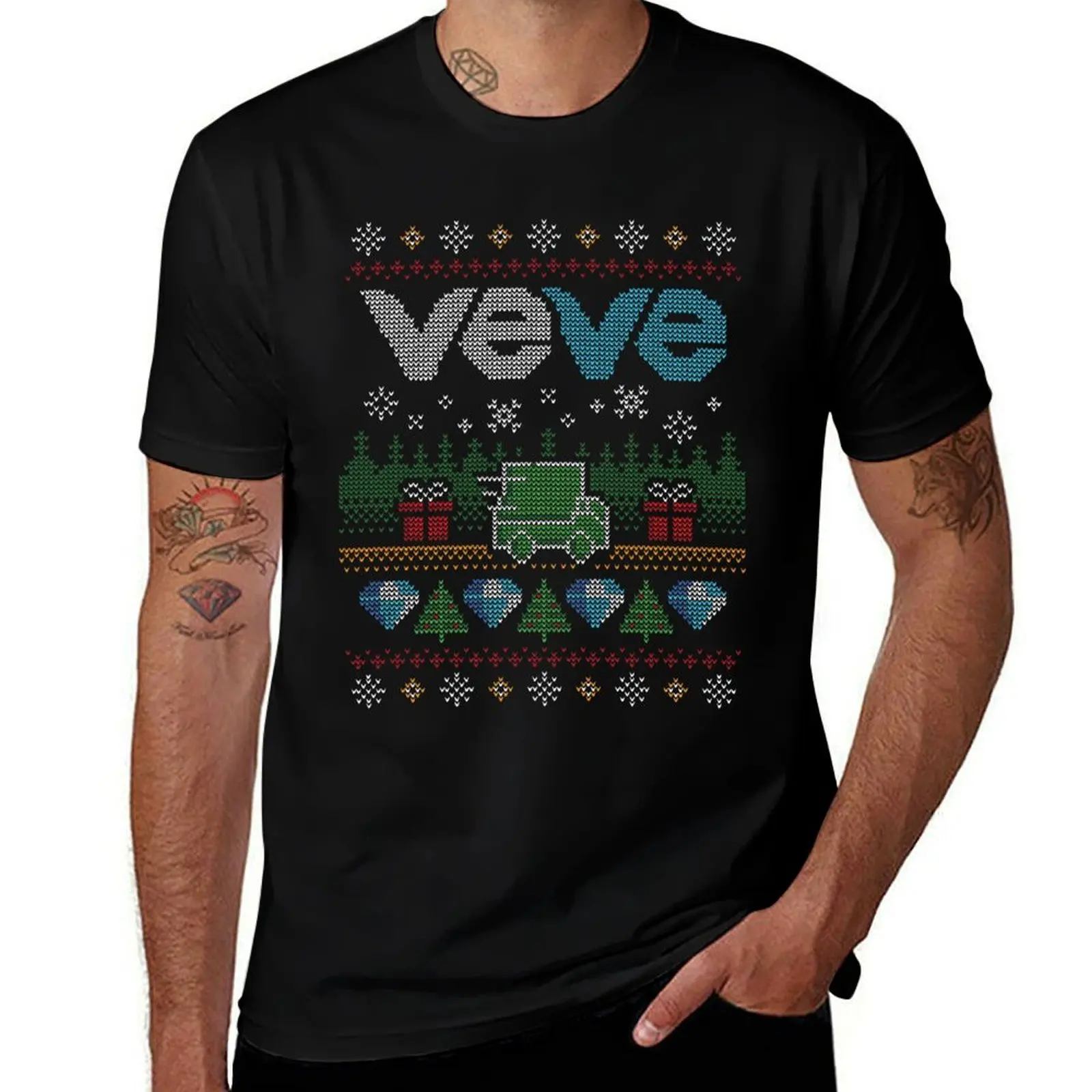 

Veve Ugly Christmas Sweater T-Shirt funny t shirts dark humor man graphic t shirt T-Shirt