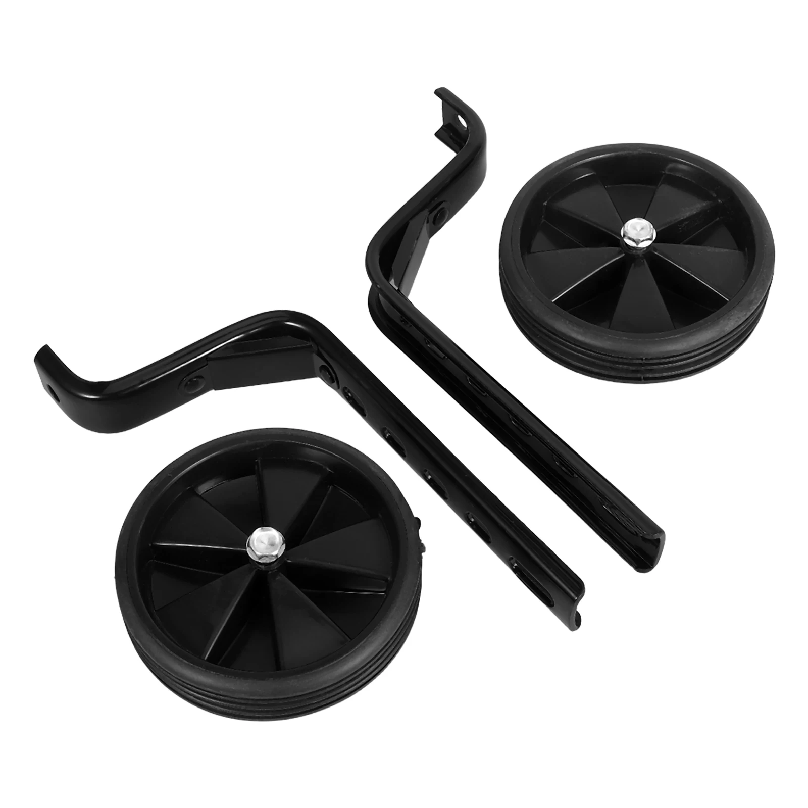 Children Bike Stabiliser 12-20 Inch Wheel Training Mute Wheels Easy Install Cycling Accessories for Kids Bicycles Black