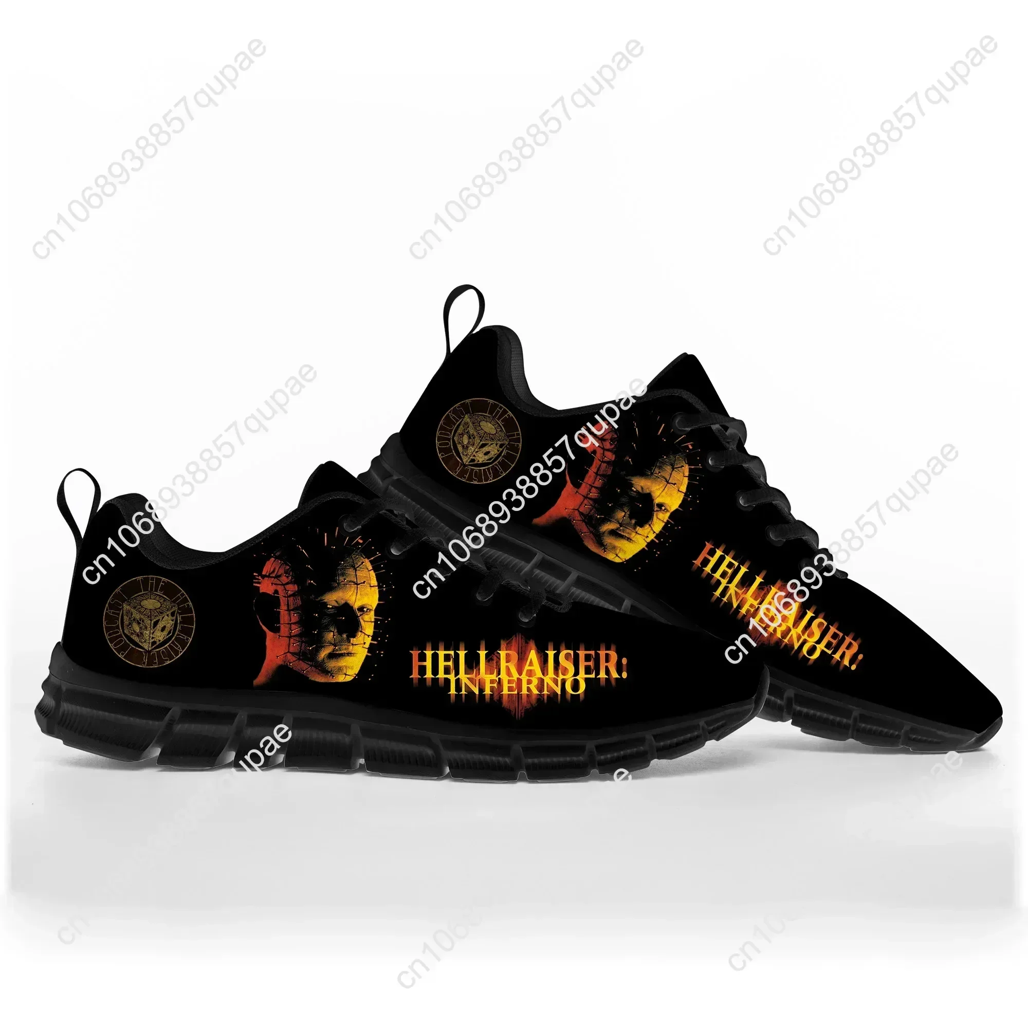 Hellraiser Movie Pinhead Horror Halloween Sports Shoes Mens Womens Teenager Sneakers Custom Quality Couple Shoes