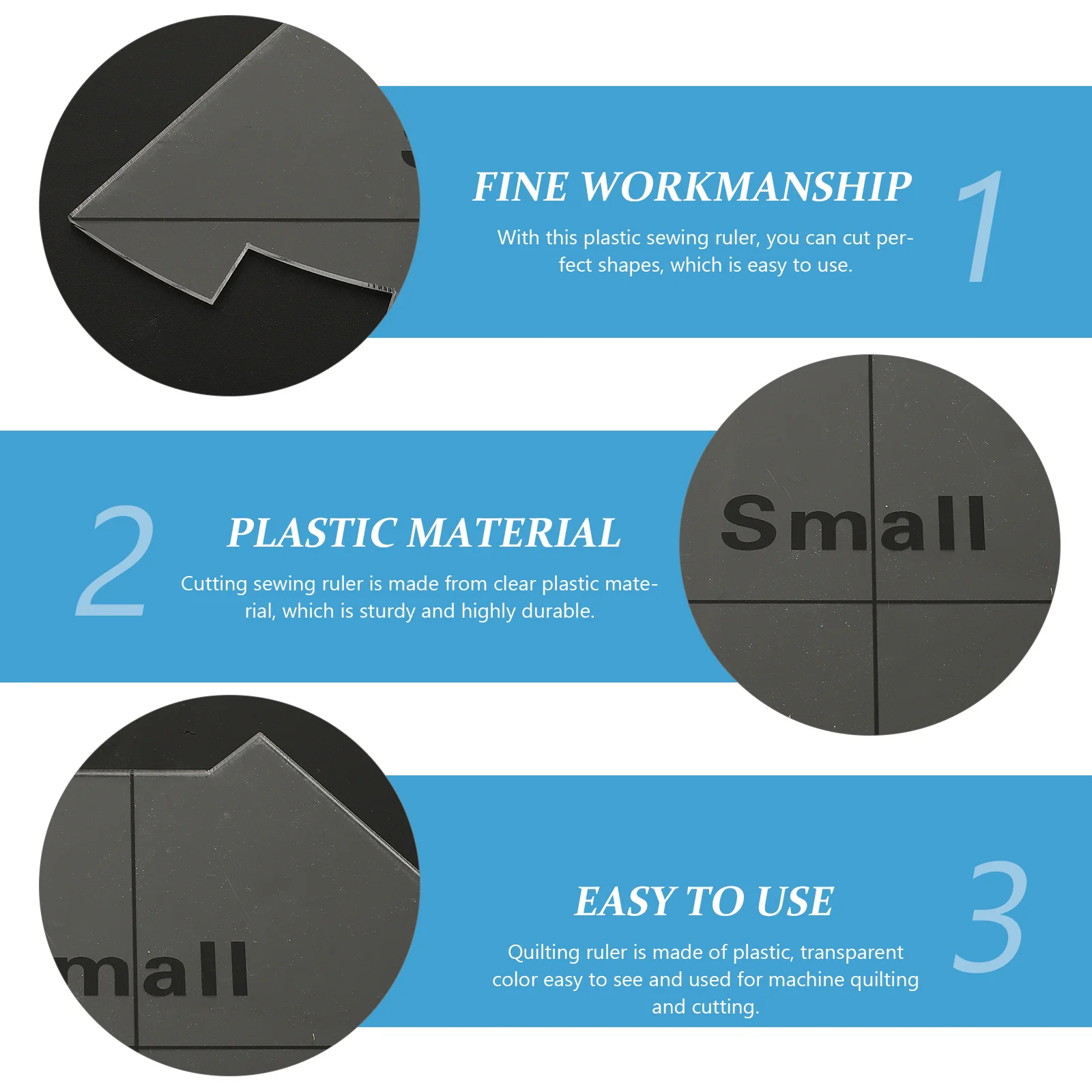 

Plastic Quilting Ruler Triangle Patchwork Cutting Template Clear Sewing Triangle Template Quilting Tools DIY Patchwork Handwork