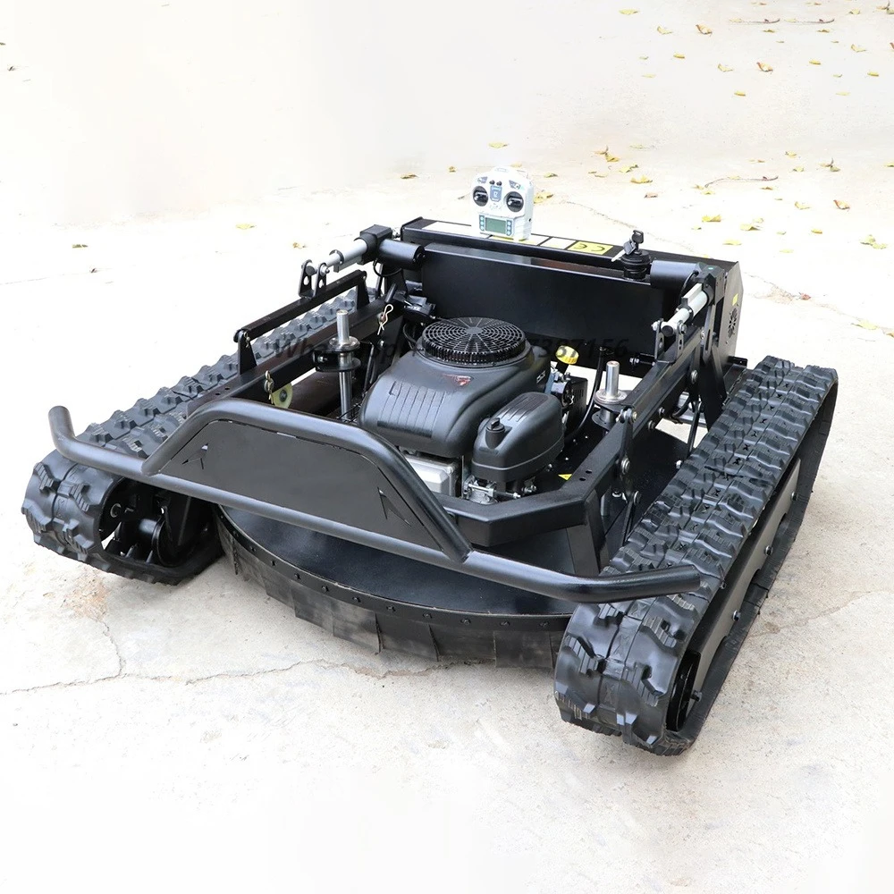 550mm 800mm1000mm CE EPA  Engine All Terrain Rubber Remote Control Robot Flail Lawn Mower