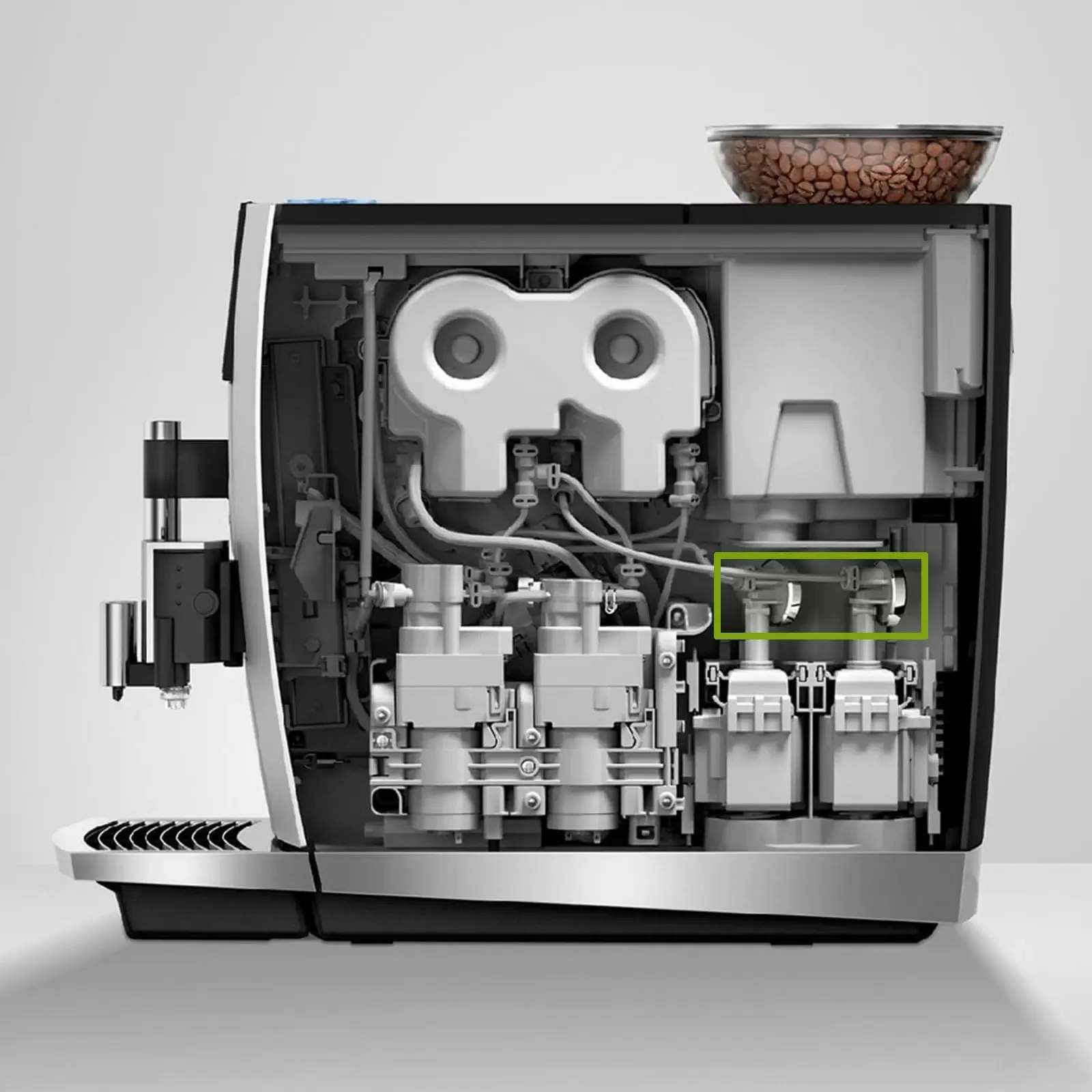 ماكينة القهوة الأوتوماتيكية بالكامل، صمام تثبيت الضغط، ملحقات مثبط النبض مناسبة للدكتور كريم جورا