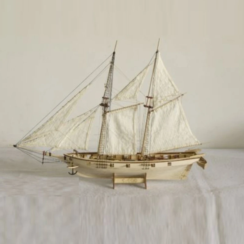 Houten scheepsmodellen DIY Craft Zeilschip Modelbouwpakketten voor kinderen Volwassenen Hobby Handwerk Bootmodelbouwpakketten