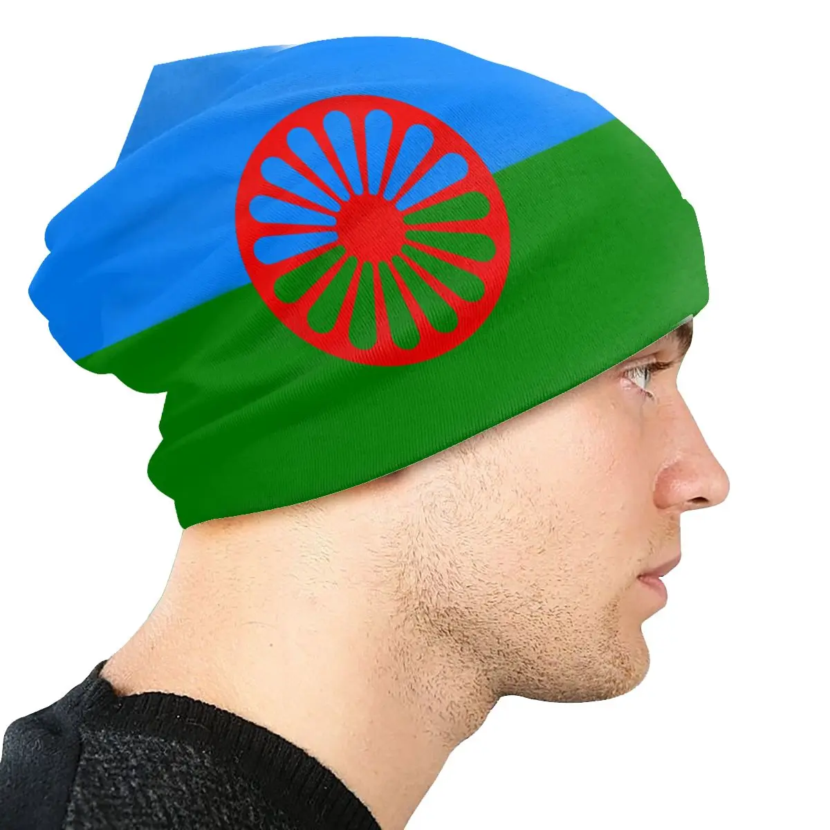 Gypsy Flag Thin Bonnet Homme Sport Skullies Beanies Caps Creative Hats