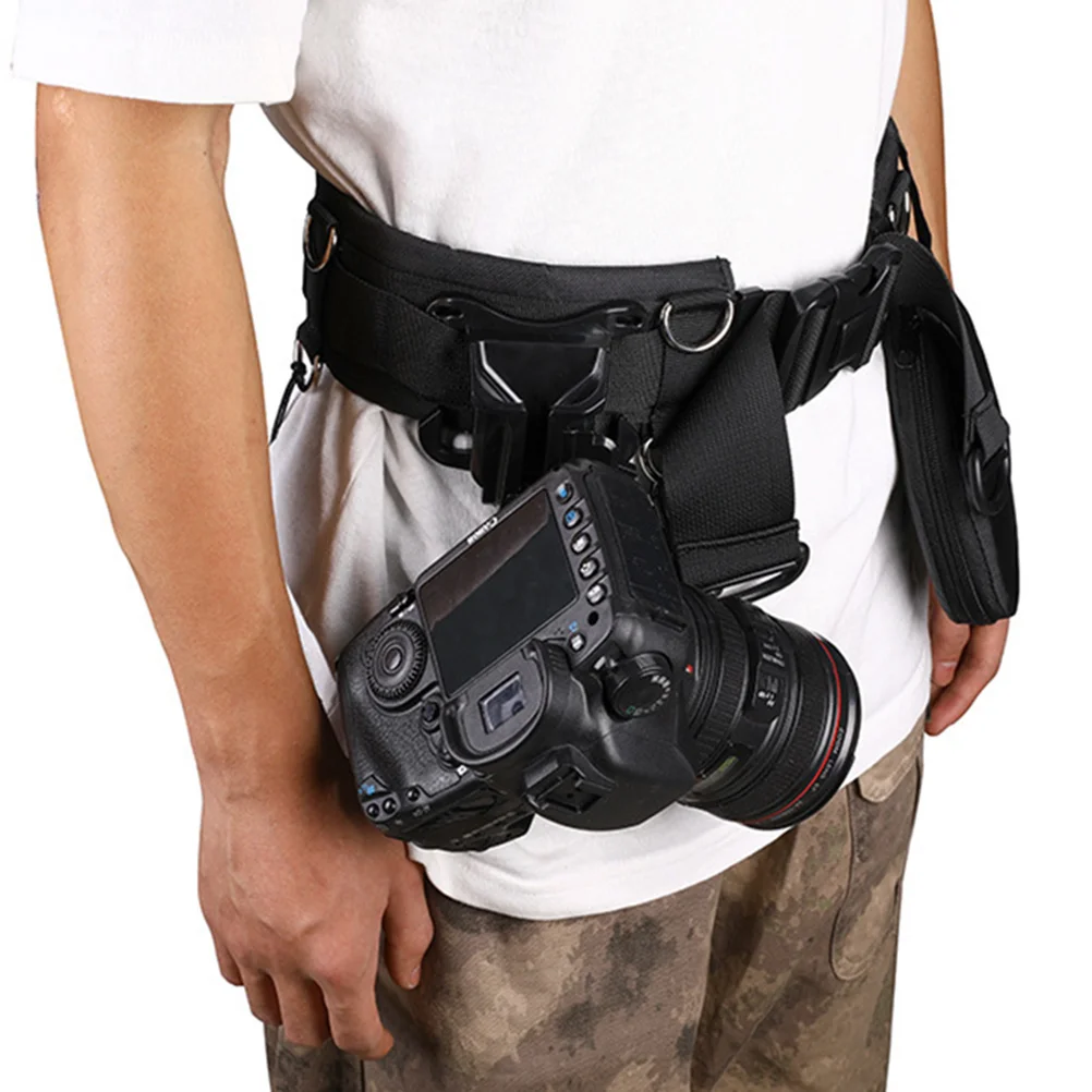 Utility Belt Camera Waist Belt Adjustable Multi- Function Photography Belt Stretch Belt Design Unloading for the Accessories