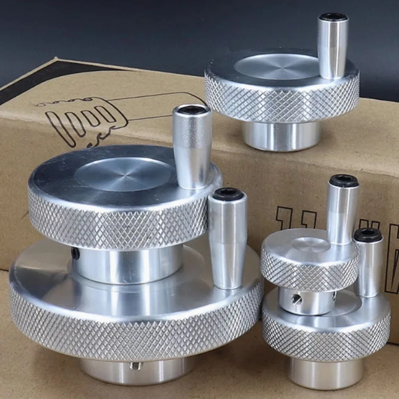 Outer Diameter 80x8~25mm Aluminum Alloy Handwheel Machine Tool Handle Valve Slide Screw Lathe Mechanical Accessories
