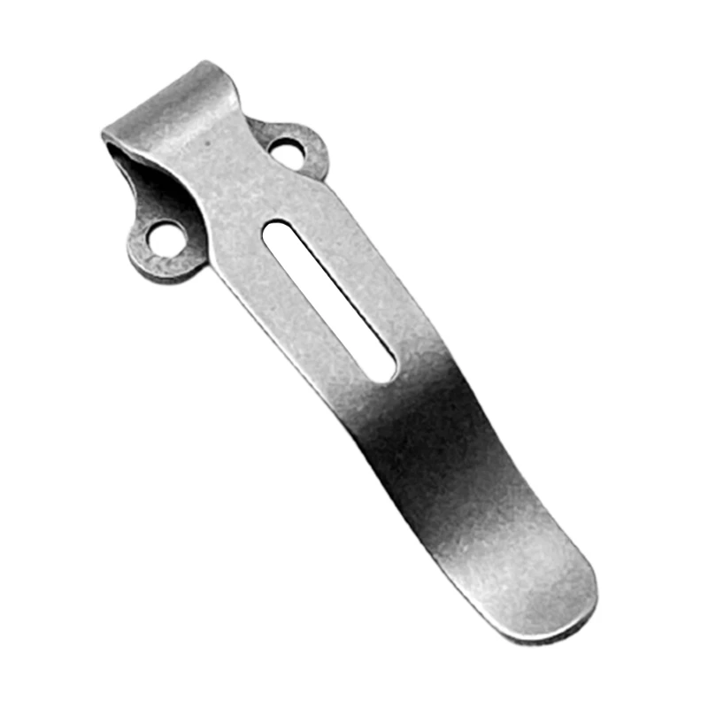 Anti-rust Stainless Steel Knife Back Clamp for Butterfly knife Pocket Knife Clip Waist Back Belt Clip