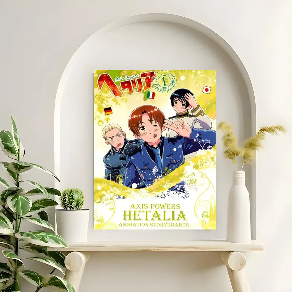 Anime Axis Powers Hetalia Poster Hochauflösende Poster-Aufkleber, geeignet für Schlafzimmer, Wohnzimmer, Heimdekoration – Detail 12
