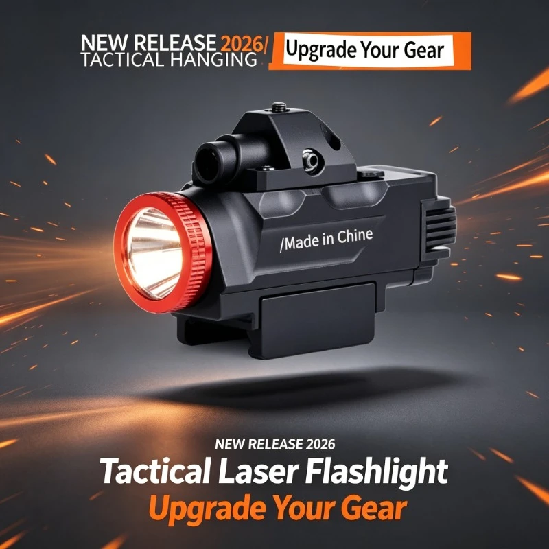 Adjustable Red‑Green Laser Torch Unit, Mini High‑Bright Underbarrel Light for Outdoor Field Practical Demands