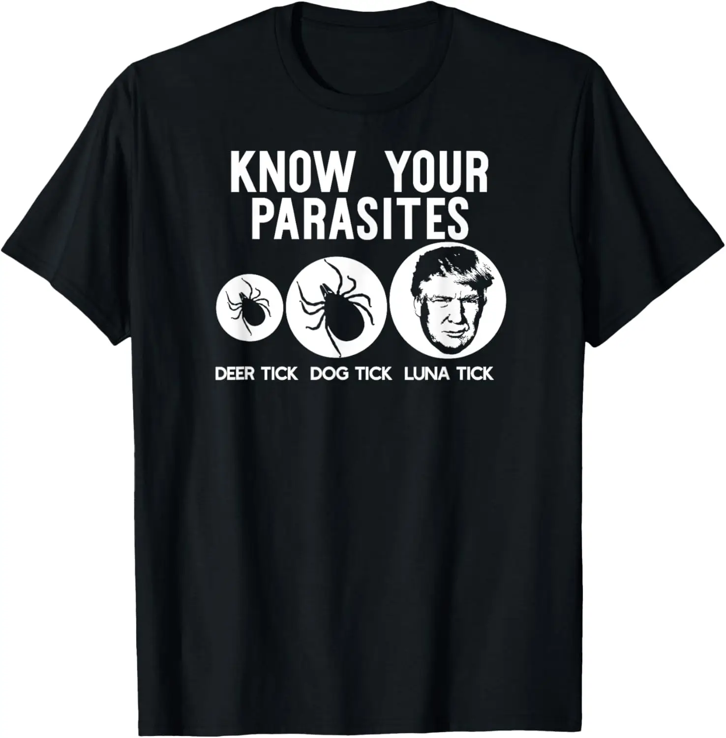 KNOW YOUR PARASITES Anti-Trump RESIST T Shirt Funny Gift