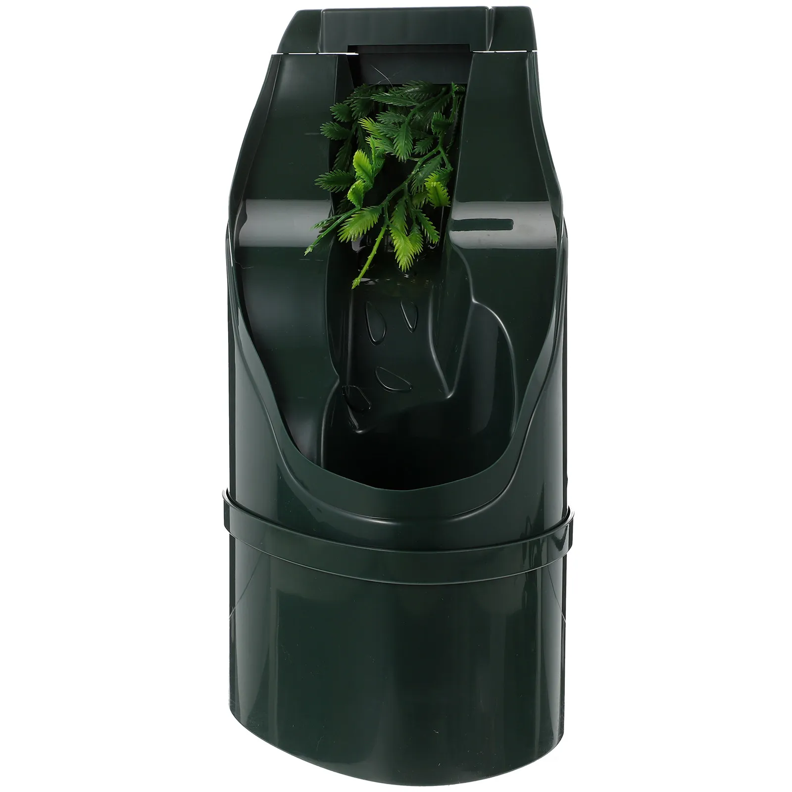 

1Pcs Water Dispenser Waterfall Shape Pet Drinking Bowl Circulating Filtration System Auto Running Water Fountain Lizard Feeder