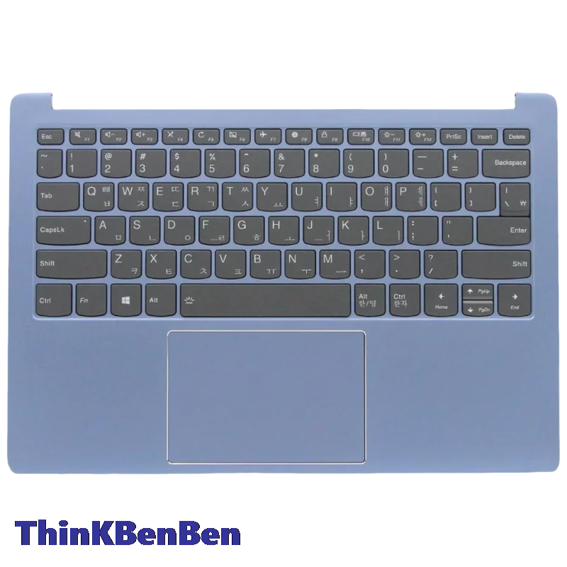 KR Korean Blue Keyboard Upper Case Palmrest Shell Cover For Lenovo Ideapad S540 13 13IML 13API 13ARE 13ITL 5CB0W43698