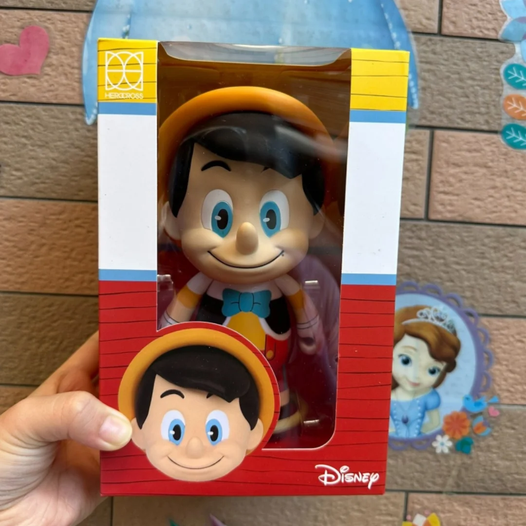 

Disney Puppet Adventures Pinocchio Anime character figurine model Toys Ornaments gifts Birthday gift Desktop decoration In stock