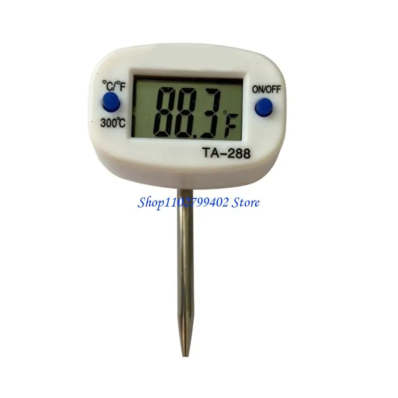 547F Metal Tip Heat Reader with Digital Display for Daily Kitchen Cooking Use