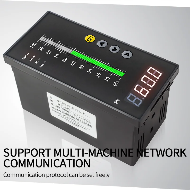 

Dual-channel Operation Controller 4-20mA RS485 Water Level Indicator Control Instrument Temperature Control Meter