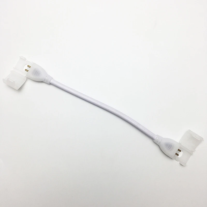 220V COB 테이프 조명용 2핀 COB LED 스트립 커넥터 연장 와이어 LED 커넥터