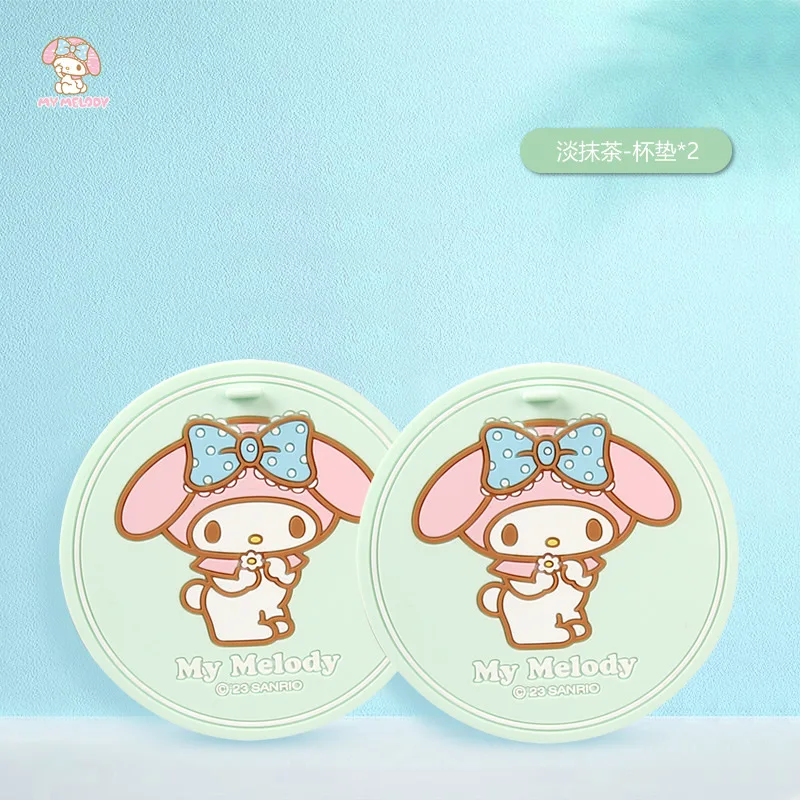 Sanrio Car Decorative Water Coaster Cute Water Cup Anti-Slip Sun Protection Mat Car Cartoon My Melody Car Decoration Accessories view 6